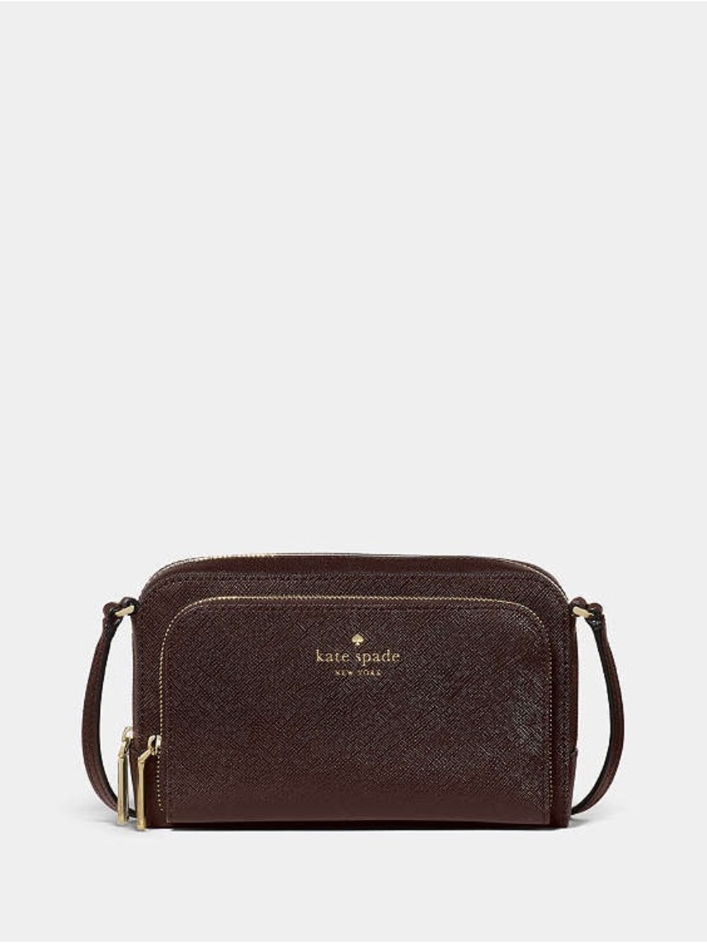 Kate Spade Staci Mini Crossbody Bag Hot Fudge